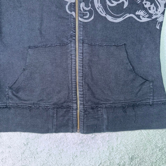 Mudd Womens Blue Jean Shorts Size 13 Zip closure Mom Y2k 3"inseam - Picture 11 of 11